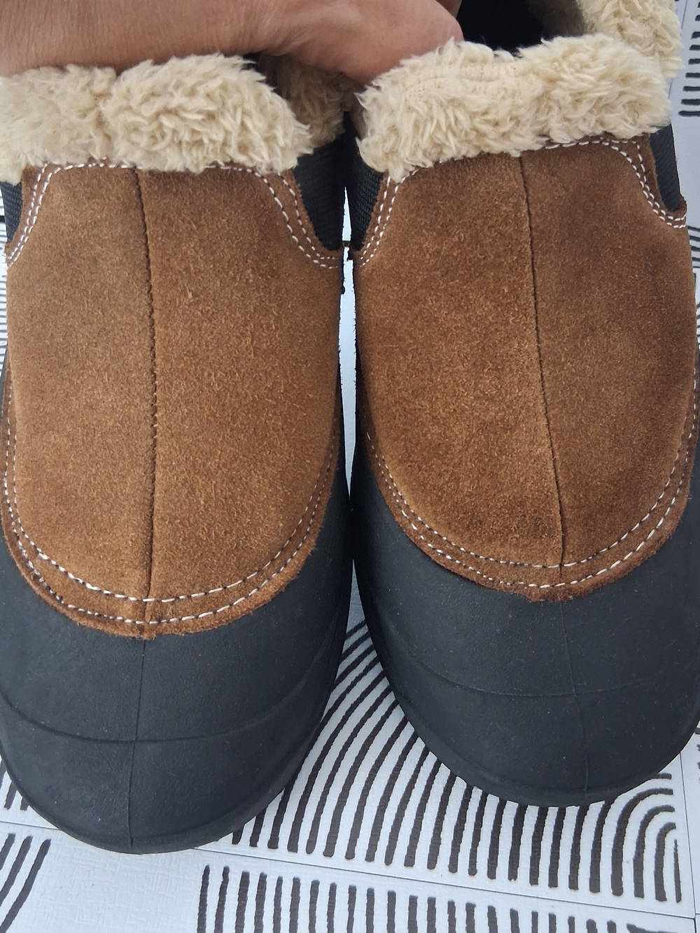 Northside Kayla Women’s Size 9 Winter Snow Boots Brown Suede Slip On Waterproof - Picture 13 of 13